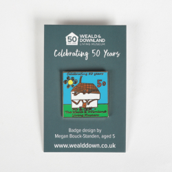 Limited edition Enamel 50th Birthday Badge