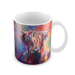 Highland Cow Mug by Sue Gardner