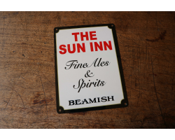 Sun Inn Pub Enamel Sign