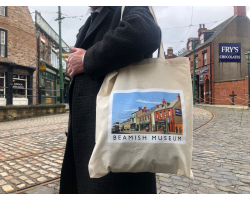 1900s Town Street Tote Bag