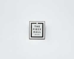 The Piece Hall Pin Badge (White)