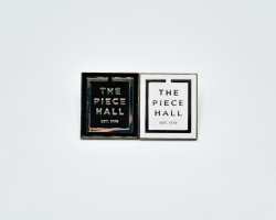 The Piece Hall Pin Badge (White)