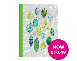 Designers Guild Tulsi Leaves Embroidered Journal