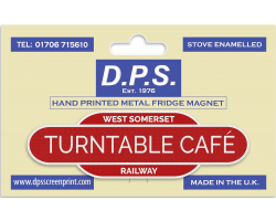 Turntable Cafe Fridge Magnet