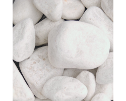 10 bags of White Cobbles 40-70mm