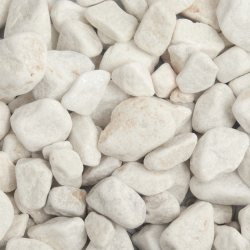 10 bags of White Pebbles 20-40mm