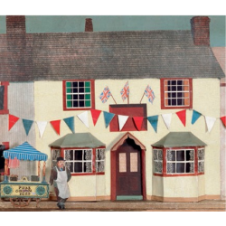 Pure Cream Ices greetings card