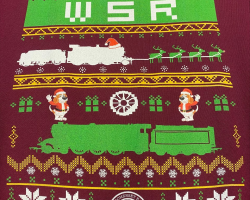 WSR Christmas Jumper Burgundy