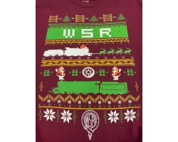 WSR Christmas Jumper Burgundy