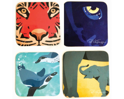 Nicky Thompson Chester Zoo Coaster Set